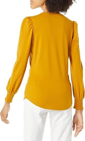 Mustard Long Sleeve Top image 5
